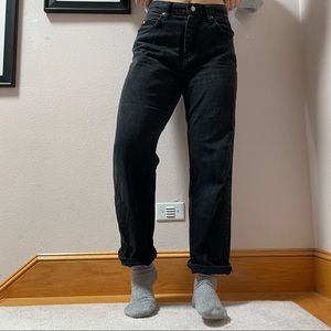 Vintage bootcut Wrangler jeans in black